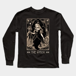 The Witch Tarot Card Long Sleeve T-Shirt